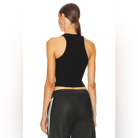 NEW without tags SPRWMN Rib Tank in Black Size Small Crop Bought at Revolve - Picture 3 of 10